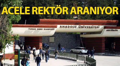 Acele rektör aranıyor!