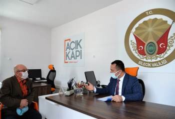 Açık Kapı Şube Müdürlüğünde Vatandaşların Sorunlarını Dinledi
