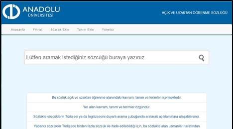 Açıköğretim Sistemi’nden ‘Mobil Sözlük Uygulaması’
