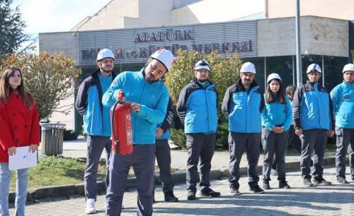 Acil durumlara hazırlık: Düzce Üniversitesi’nden yangın tatbikatı