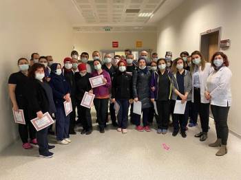 Acil Servisi Görevlisi Sağlık Personeline Teşekkür Belgesi
