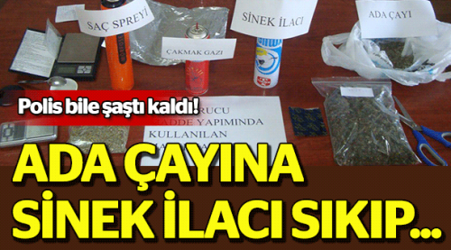Ada çayına sinek ilacı sıkıp bakın ne diye satmışlar!