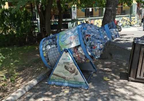 Adalar’daki plastik atık kumbarası doldu taştı