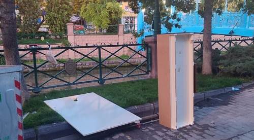 Adalarda çirkin görüntü