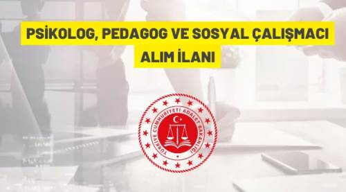 Adalet Bakanlığı 406 personel alacak