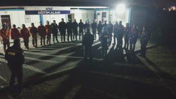 Afad’Da ‘Gece Tatbikatı’
