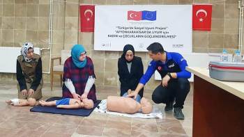 Afad’Dan Sahra Derneği Üyelerine İlkyardım Eğitimi
