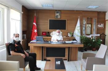 Afad İl Müdürü Demirel’Den İl Müftüsü Erhun’A Ziyaret
