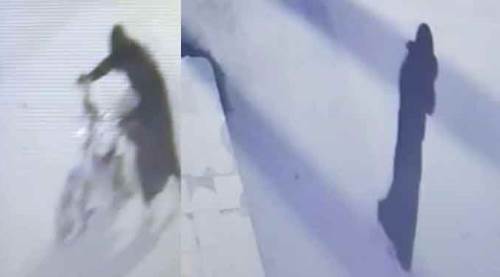 Afyon'da 'çarşaflı' motosiklet hırsızı şok etti