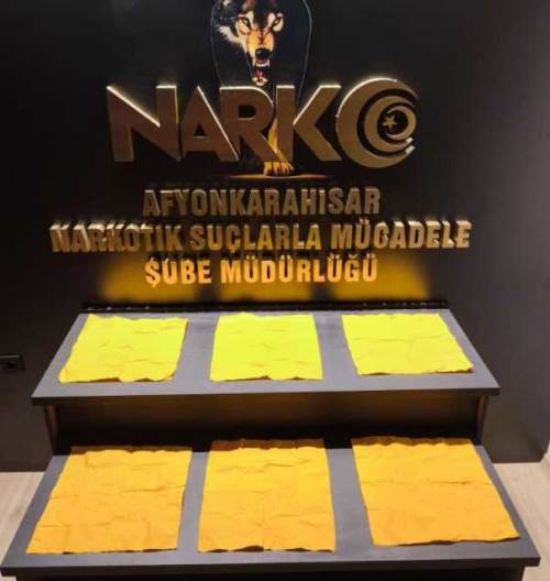 Afyon'da 40 bin kullanımlık uyuşturucu ele geçirildi