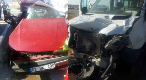 Afyon'da can pazarı! 17 yaralı!