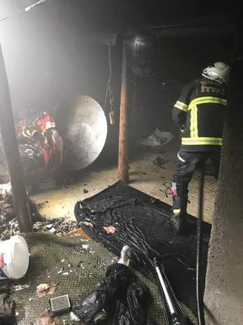 Afyon’Da Ev Yangını
