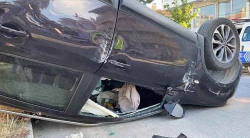 Afyon'da mucize kurtuluş! Burnu bile kanamadı...