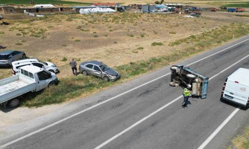 Afyon’da patpat kazası: Şans eseri kurtuluş!