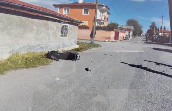 Afyon'daki kazada metrelerce savruldu! 