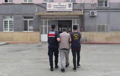 Afyonkarahisar’da 16 yıl hapis cezasıyla aranan kişi yakalandı
