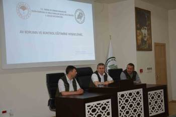 Afyonkarahisar’Da Av Koruma Ve Kontrol Eğitimi Yapıldı
