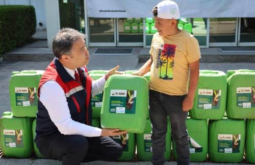 Afyonkarahisar’da çiftçilere hümik asit desteği