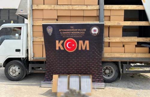 Afyonkarahisar’da dev operasyon: 2,8 milyon boş makaron...