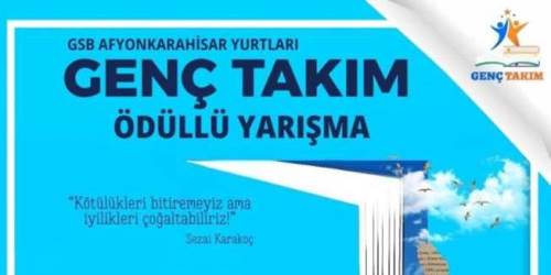 Afyonkarahisar’da gençlere ödüllü takım projesi