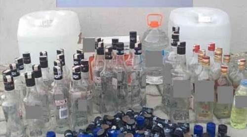 Afyonkarahisar’da gümrük kaçağı alkol ele geçirildi