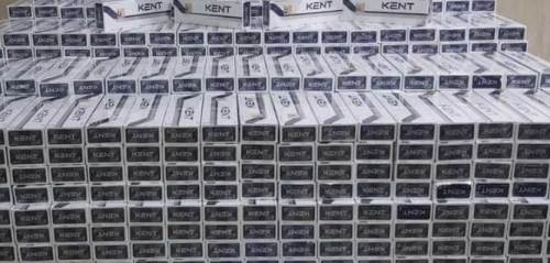 Afyonkarahisar'da iş yerine kaçak sigara baskını!