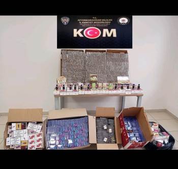 Afyonkarahisar’Da İşyeri Baskınında Çok Sayıda Sigara Ve Boş Makaron Ele Geçirildi
