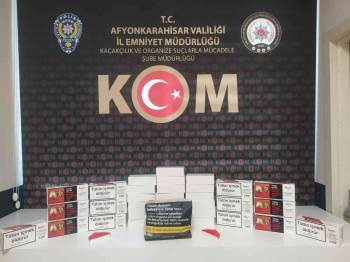 Afyonkarahisar’Da Kaçak Tütün Ele Geçirildi
