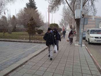 Afyonkarahisar’Da Kar Yağışı
