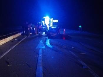 Afyonkarahisar’Da Kaza: 1 Ölü, 2 Yaralı
