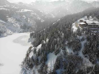 Afyonkarahisar’Da Kış Masalını Anımsatan Görüntüler

