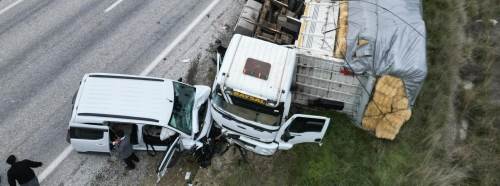 Afyonkarahisar’da korkutan kaza: Facianın eşiğinden dönüldü