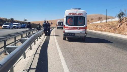 Afyonkarahisar’da motosiklet kazasında sürücü ağır yaralandı