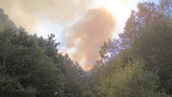 Afyonkarahisar’Da Orman Yangını Sürüyor
