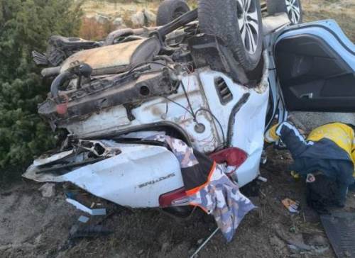 Afyonkarahisar’da otomobil takla attı: 1 ölü, 3 yaralı