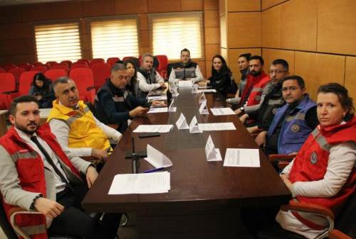 Afyonkarahisar'da sağlık personelinden tam notluk tatbikat