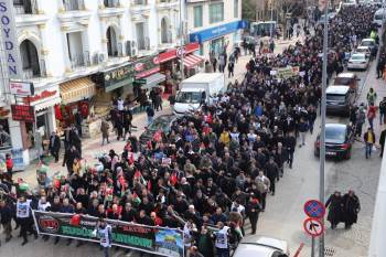 Afyonkarahisar’Da Stk’Lardan Abd’Nin Kudüs Kararına Tepki
