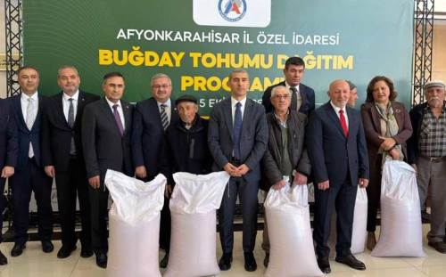 Afyonkarahisar’da yüzde 50 hibeli buğday tohumu desteği 