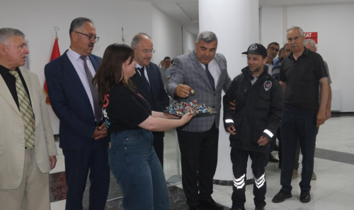 Afyonkarahisar İl Millî Eğitim Müdürü Sünnetci, personelle bayramlaştı