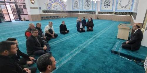 Afyonkarahisar Müftüsü İmamoğlu, yeni açılan camide vaaz verdi