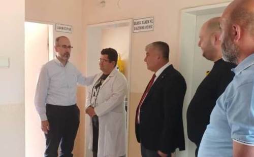 Afyonkarahisar Sağlık Müdürü'nden Çayırbağ'a ziyaret