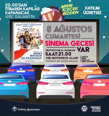 Afyonkrahisar’Da İkinci "Açık Hava Sineması" Düzenlenecek
