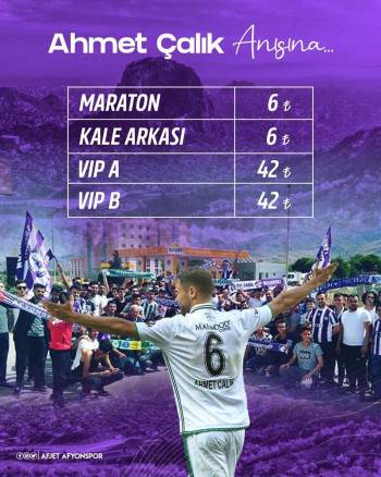 Afyonspor, Bodrumspor Maçının Biletleri Satışa Çıktı
