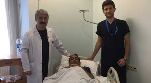 Ağaçtan düştü, ölümden döndü