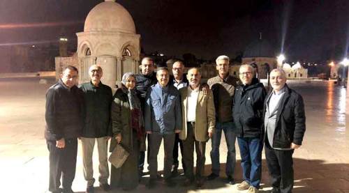 Ahmet Ataç Filistin'e gidip Mescid-i Aksa'da namaz kıldı