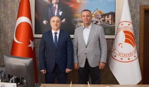 Ahmet Sivri’den Tarım Müdürü Yüksel Çil’e ziyaret