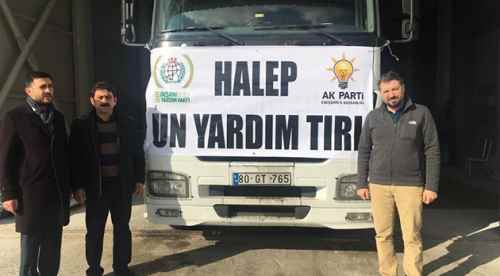 AK Parti 1 TIR un yardımında bulundu