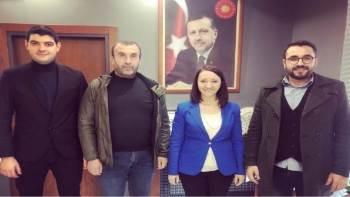 Ak Parti’Den Başkan Tekin’E Ziyaret
