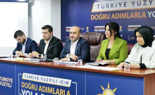 AK Parti Eskişehir Teşkilatında değerlendirme toplantısı