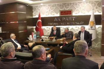 Ak Parti İl Başkanı Sebahattin Ceyhun’Dan Tavşanlı Ziyareti

